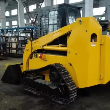 yellow-track-loader