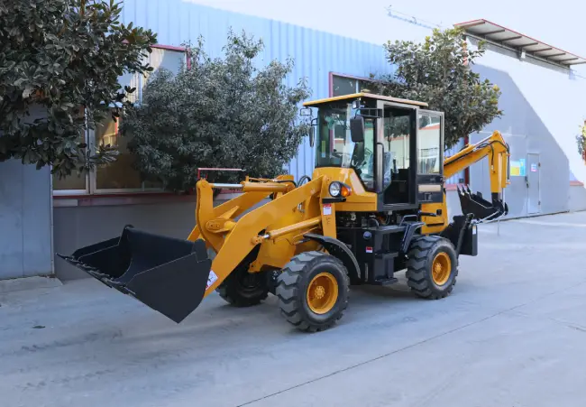 mini-backhoe