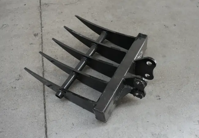 excavator-rake-attachment