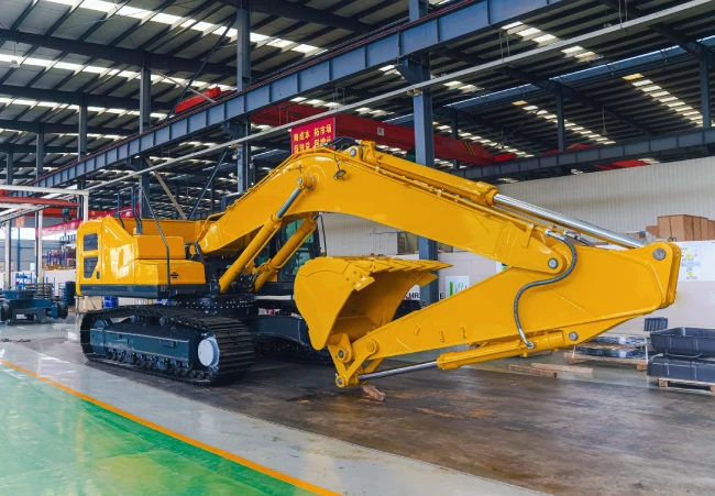 excavator-production-site