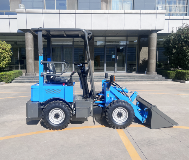 Blue battery electric wheel loader