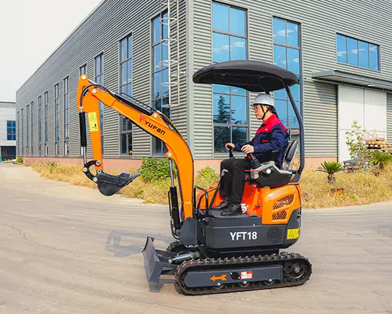 Operate Mini Trackhoe