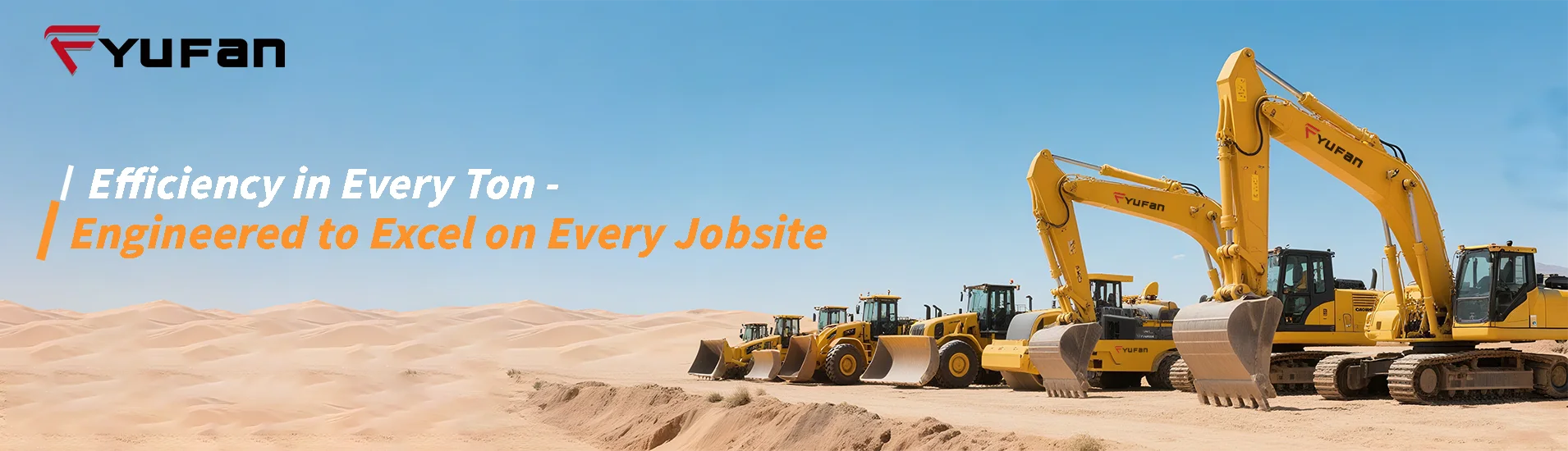 China excavator and loader supplier - YUFAN Machinery