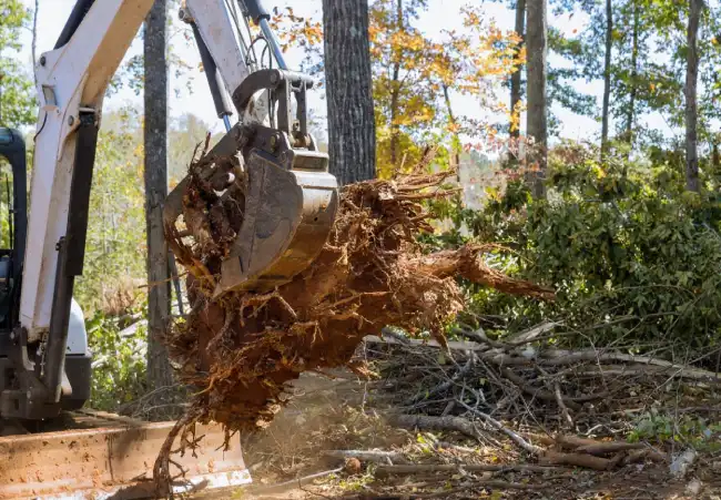 3.5 ton mini excavator for removing bushes