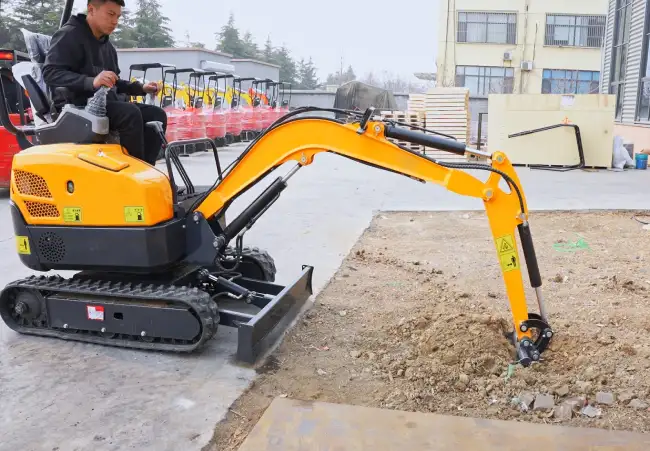 mini excavator for digging