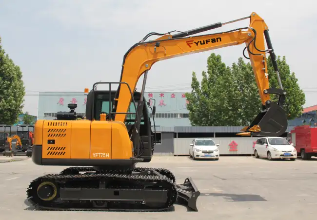 excavator size 7.5 ton