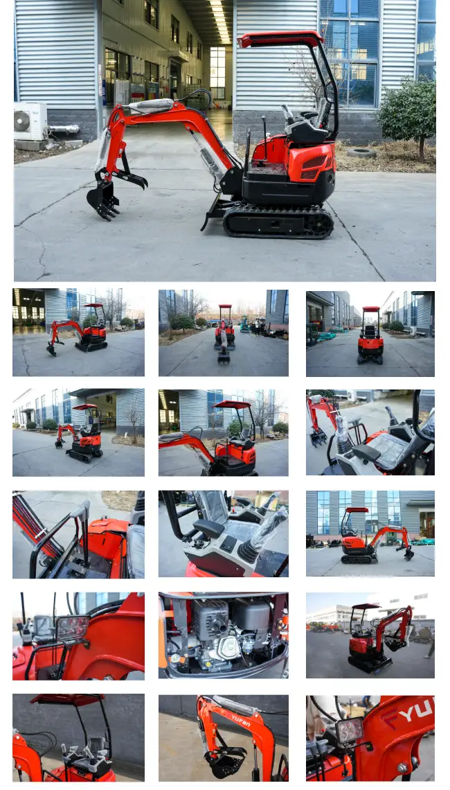 1.7 Ton Mini Excavator with Multiple Attachments
