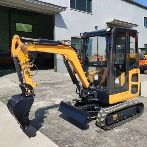 1.8 ton excavator with noise shield