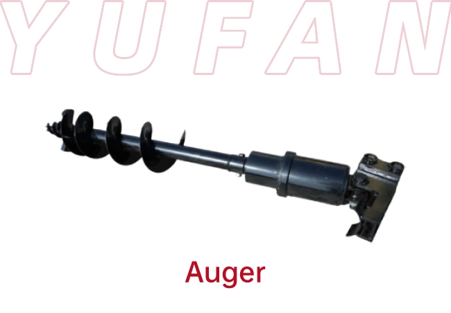 yufan mini excavator Auger