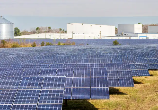 Mini Excavator for Construction: Ground PV Power Station