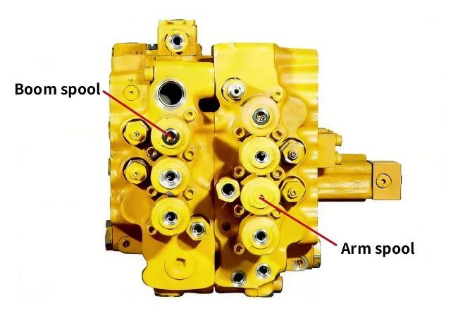 excavator main control valve